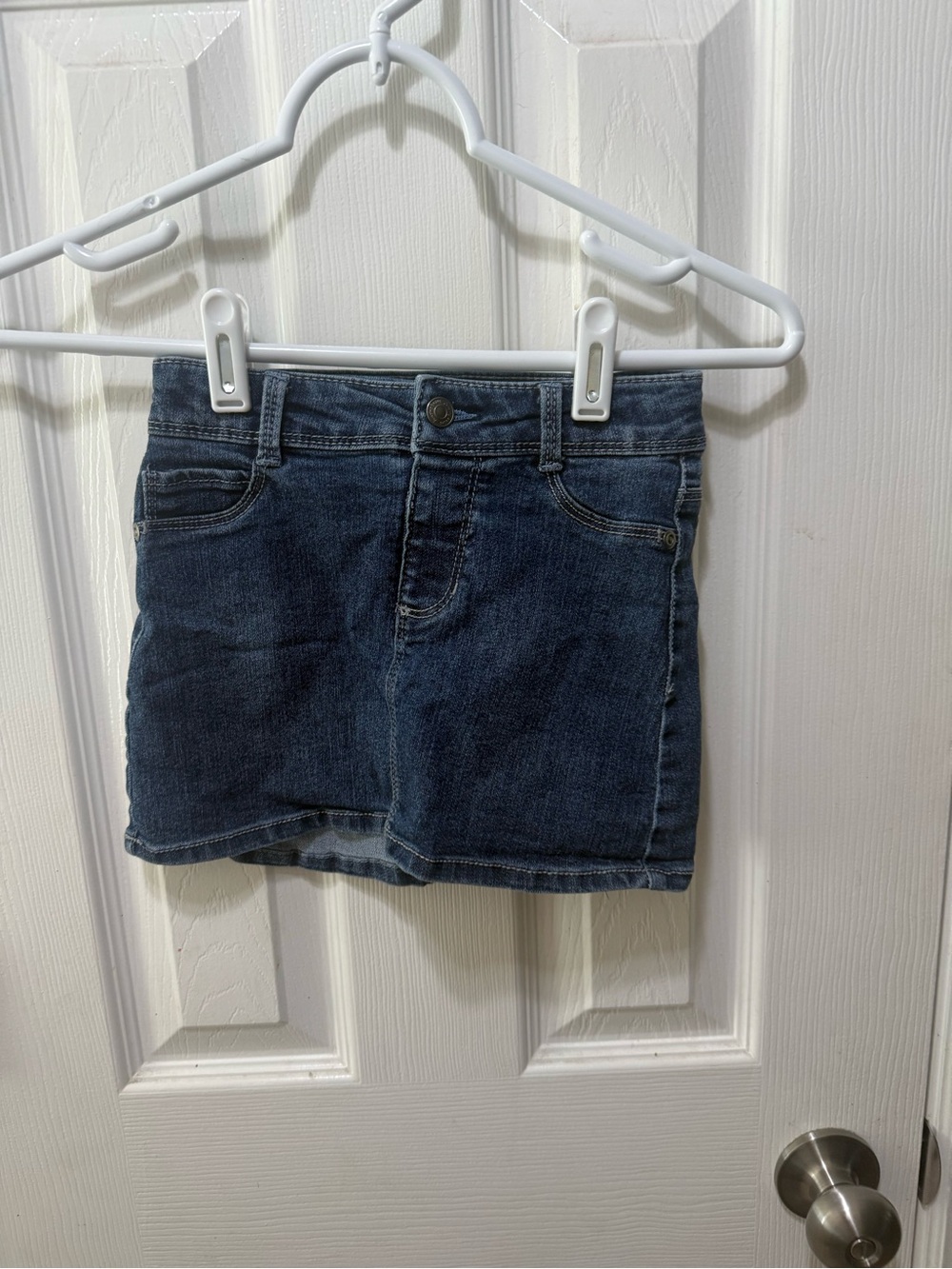 jumping beans Dark Blue Denim Skirt for Girls